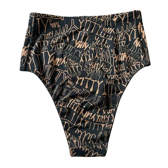 YITTY SHAPE WEAR BIKINI BOTTOM HIGH WAISTED SZ MEDIUM TUMMY CONTROL SHAPE CURVES - Picture 7 of 13